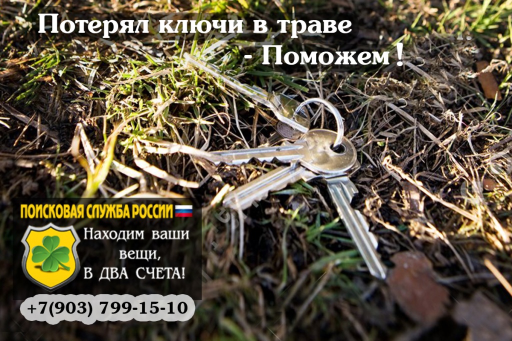 Потерял ключи от дома в траве как найти